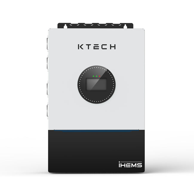 KTECH 12.5kW Split-Phase Off-Grid Solar Inverter, Dual MPPT Solar Tracking, Advanced Load Management, 120/240V Output, UL1741 Certified Hover Image