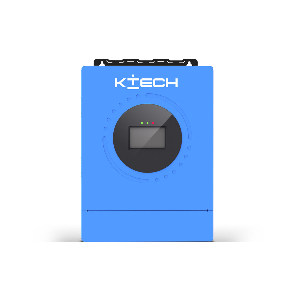 KTECH 6000W Single-Phase Off-Grid Solar Inverter, 12000W Peak Power, Pure Sine Wave, WiFi Cloud Monitoring, UL1741 Certified