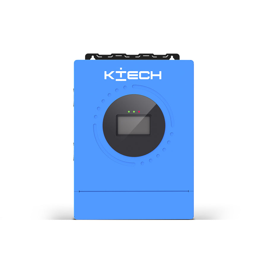 KTECH 6000W Single-Phase Off-Grid Solar Inverter, 12000W Peak Power, Pure Sine Wave, WiFi Cloud Monitoring, UL1741 Certified