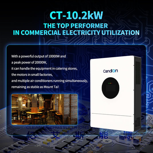 10.2KW off-grid Solar inverter 200A off-grid inverter built-in MPPT solar charger for solar systems