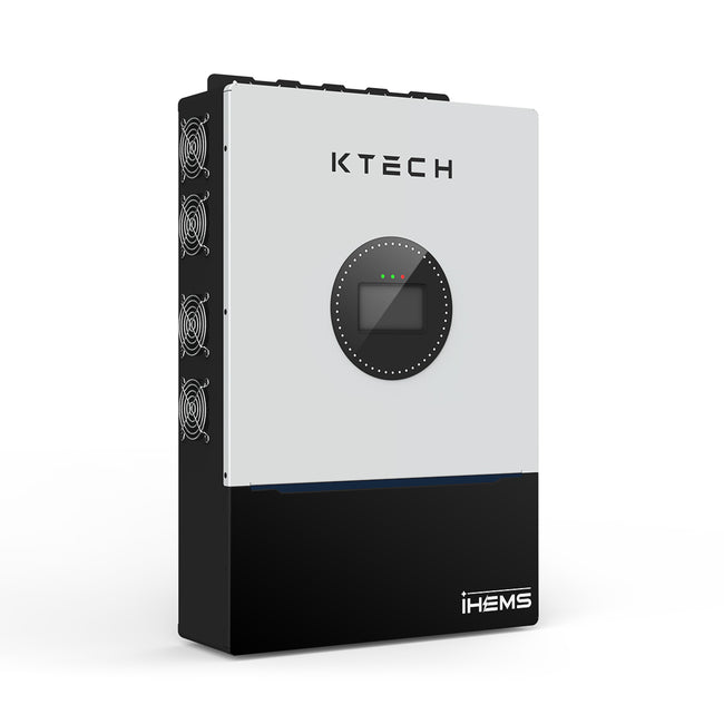 KTECH 12.5kW Split-Phase Off-Grid Solar Inverter, Dual MPPT Solar Tracking, Advanced Load Management, 120/240V Output, UL1741 Certified Main Image