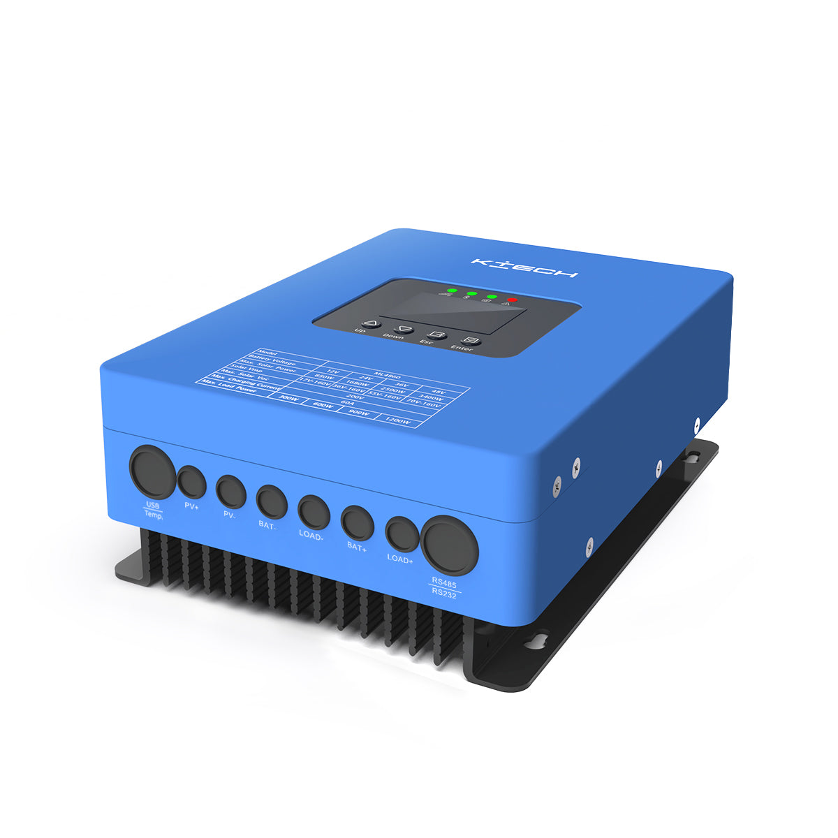 KTECH ESS-GV Series Solar Charge Controller | 60A MPPT, Off-Grid Ready, Multi-Voltage Auto-Adaptive